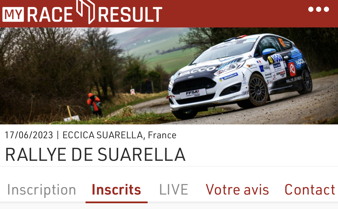 CLASSEMENT EN LIGNE