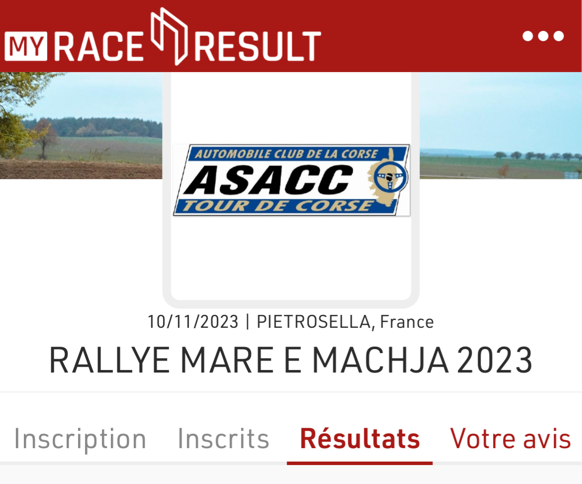 CLASSEMENT EN LIGNE